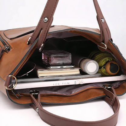 Vera™ | Borsa a tracolla in pelle in stile vintage