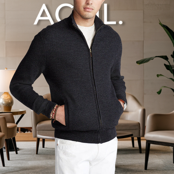 Matteo™ | Cardigan con zip